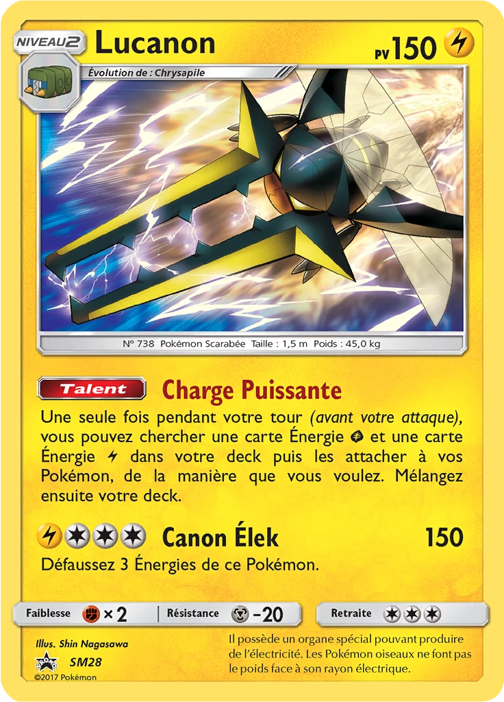 Carte Pokémon Lucanon de l'extension Promo SM