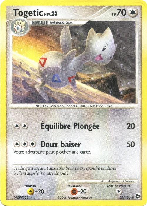 Carte Pokémon Togetic de l'extension Duels au Sommets