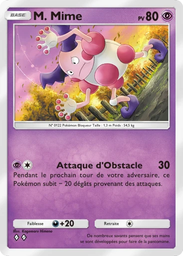 Carte Pokémon M. Mime de l'extension Puissance Génétique