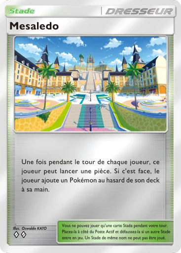 Carte Pokémon Mesaledo de l'extension Booster de Luxe Méga