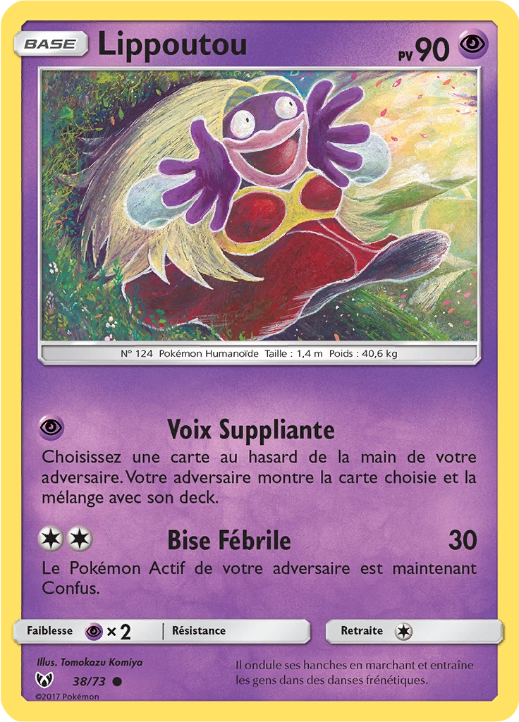 Carte Pokémon Lippoutou de l'extension Légendes Brillantes