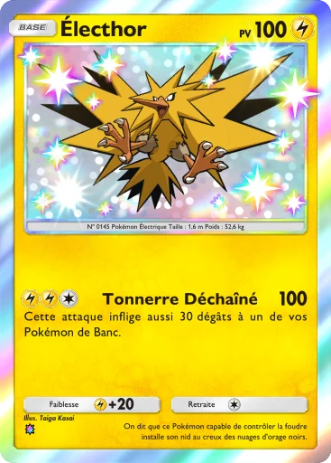 Carte Pokémon Électhor de l'extension Méga-Ascension