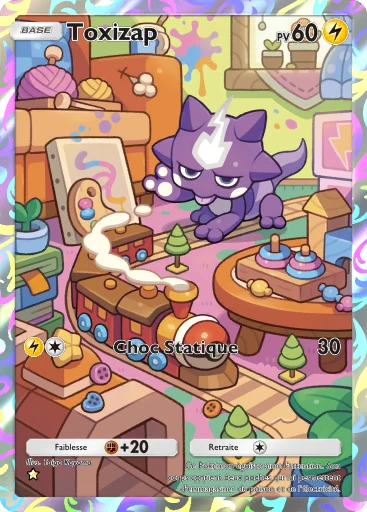 Carte Pokémon Toxizap de l'extension Parade Onirique