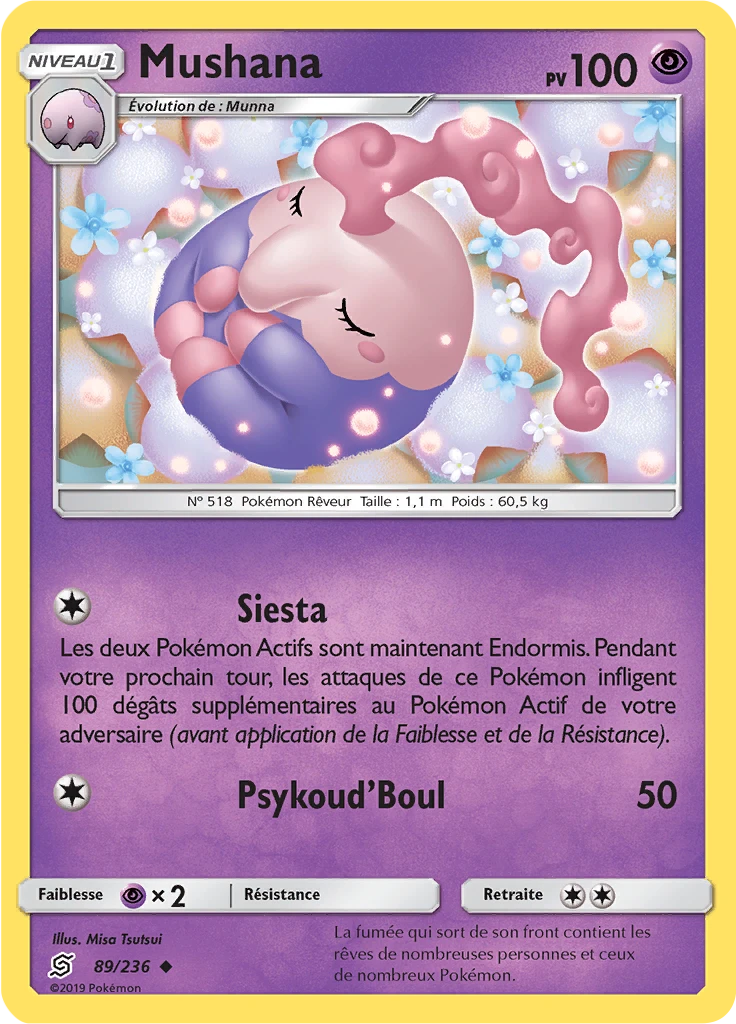 Carte Pokémon Mushana de l'extension Harmonie des Esprits