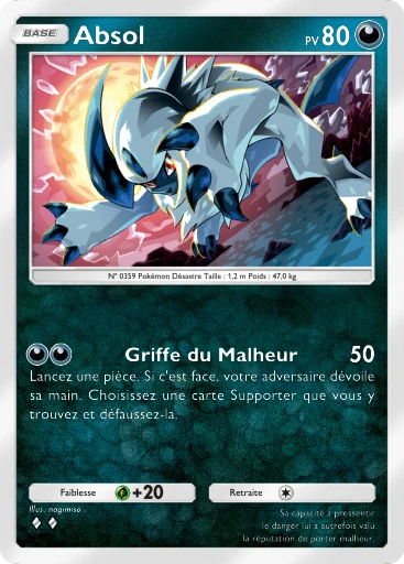 Carte Pokémon Absol de l'extension Méga-Ascension