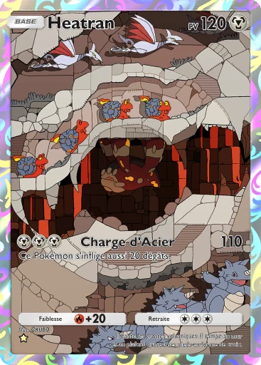 Carte Pokémon Heatran de l'extension Choc Spatio-Temporel