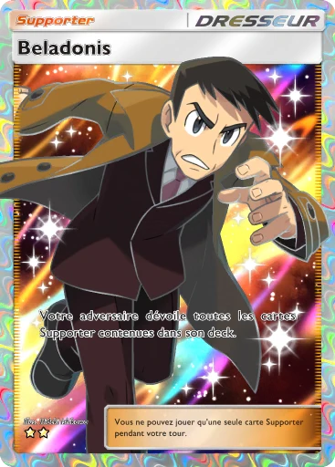 Carte Pokémon Beladonis de l'extension Crise Interdimensionnelle