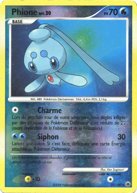 Carte Pokémon Phione de l'extension Aube Majestueuse