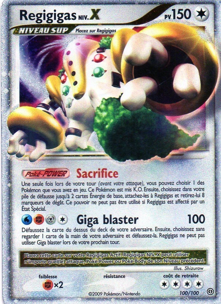 Carte Pokémon Regigigas de l'extension Tempête