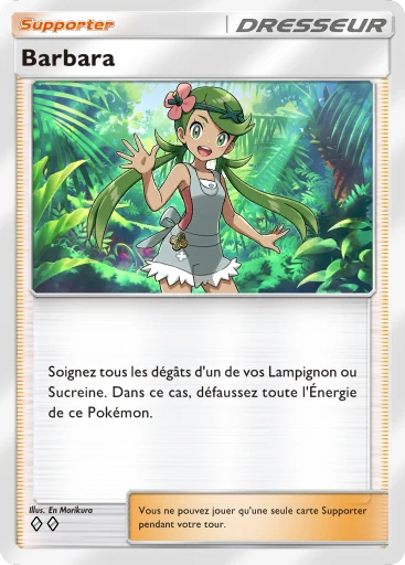 Carte Pokémon Barbara de l'extension Gardiens Astraux