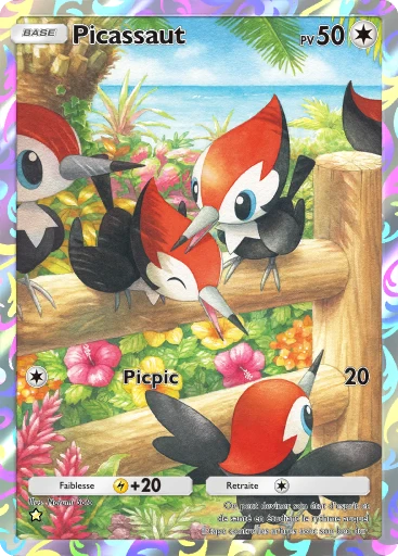 Carte Pokémon Picassaut de l'extension Gardiens Astraux