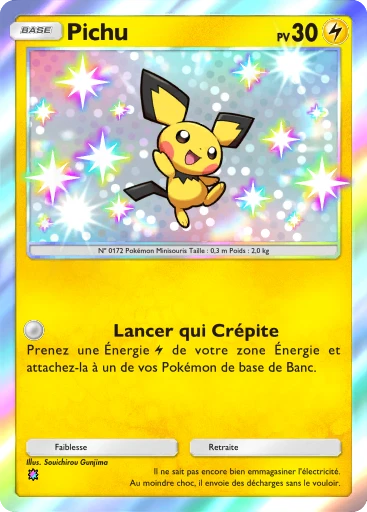 Carte Pokémon Pichu de l'extension Parade Onirique