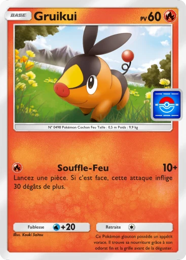 Carte Pokémon Gruikui de l'extension Promo-B