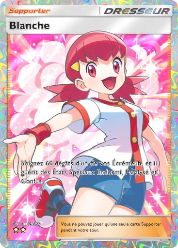 Carte Pokémon Blanche de l'extension Source Secrète