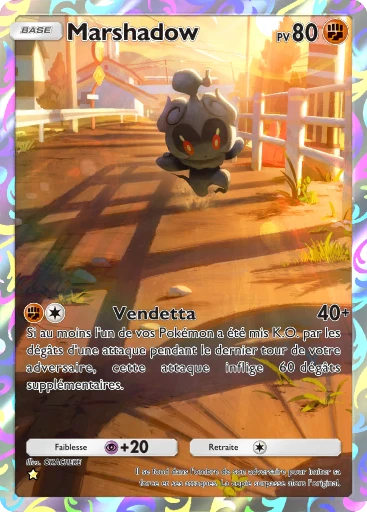 Carte Pokémon Marshadow de l'extension L'Île Fabuleuse