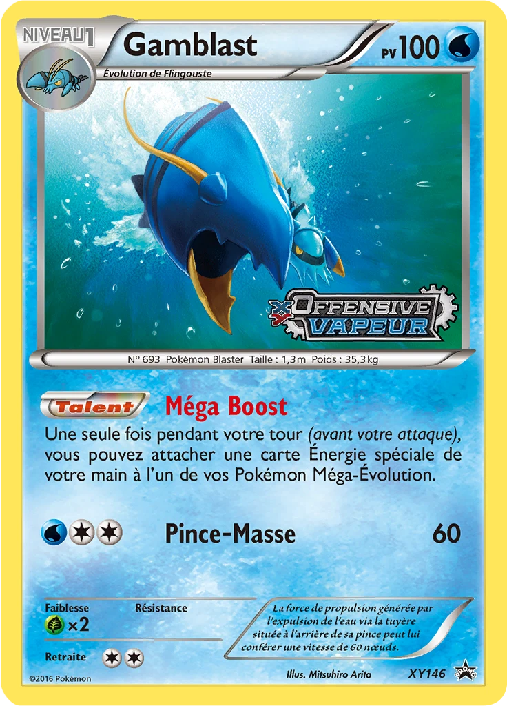 Carte Pokémon Gamblast de l'extension Promo XY