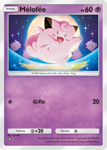 Carte Pokémon Mélofée de l'extension Puissance Génétique