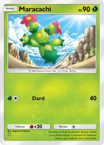 Carte Pokémon Maracachi de l'extension Gardiens Astraux