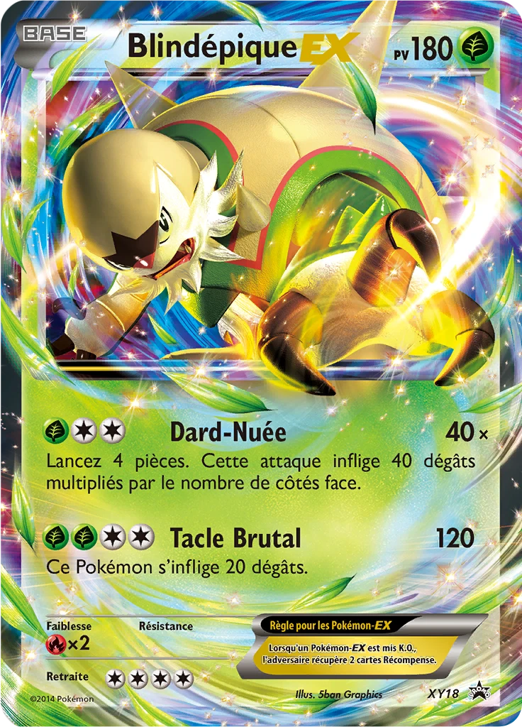 Carte Pokémon Blindépique EX de l'extension Promo XY