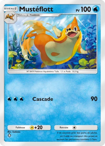 Carte Pokémon Mustéflott de l'extension Propulsion Paradoxe