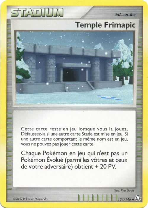 Carte Pokémon Temple Frimapic de l'extension Éveil des Légendes