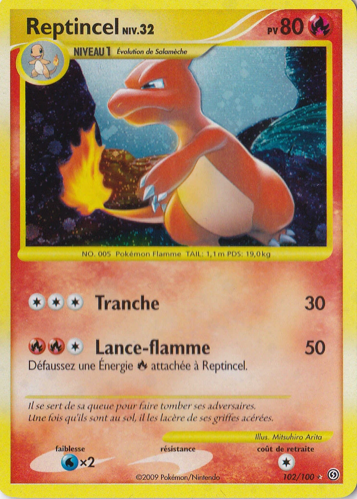 Carte Pokémon Reptincel de l'extension Tempête