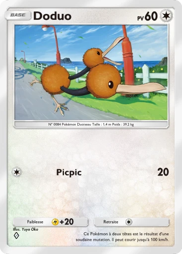 Carte Pokémon Doduo de l'extension Puissance Génétique
