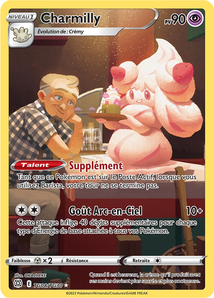 Carte Pokémon Charmilly de l'extension Stars Étincelantes