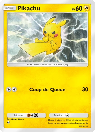 Carte Pokémon Pikachu de l'extension Gardiens Astraux