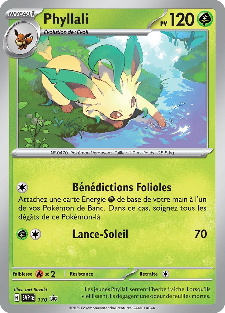 Carte Pokémon Phyllali de l'extension SVP Black Star Promos