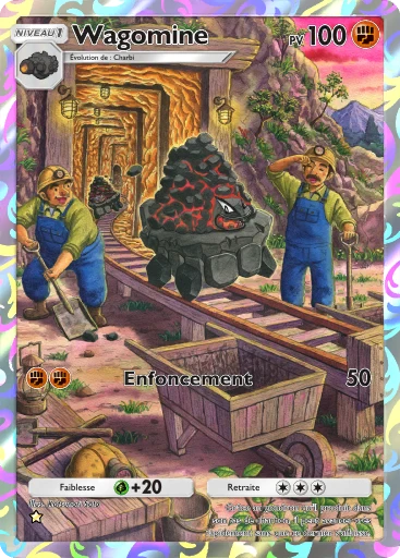 Carte Pokémon Wagomine de l'extension Aura Palpitante