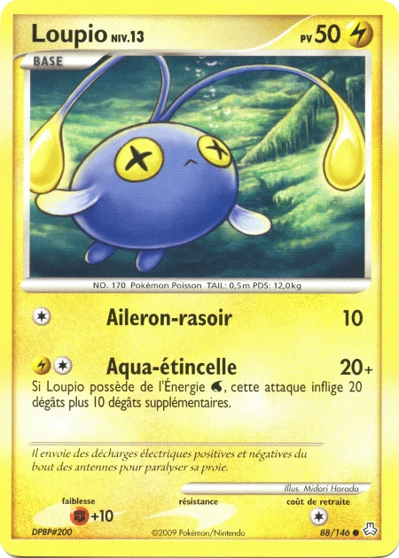 Carte Pokémon Loupio de l'extension Éveil des Légendes