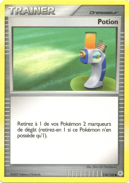 Carte Pokémon Potion de l'extension Diamant & Perle