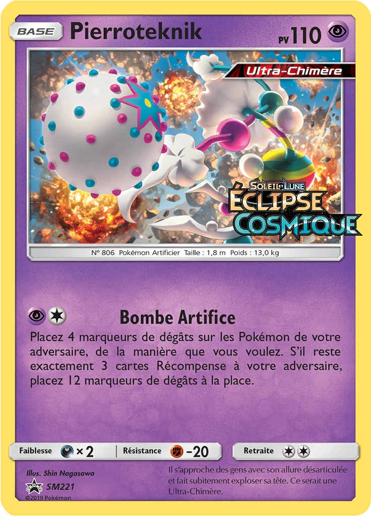 Carte Pokémon Pierroteknik de l'extension Promo SM