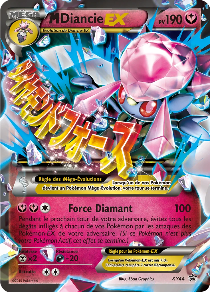 Carte Pokémon M Diancie EX de l'extension Promo XY