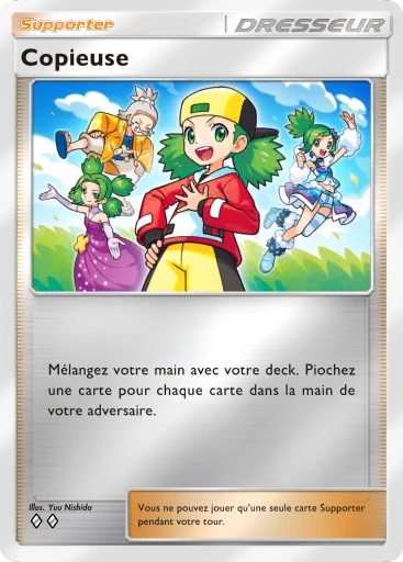 Carte Pokémon Copieuse de l'extension Booster de Luxe Méga