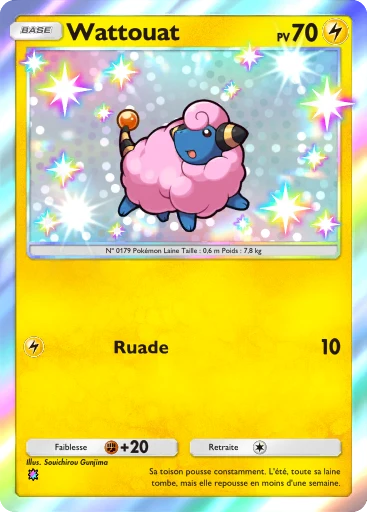 Carte Pokémon Wattouat de l'extension Jours Heureux