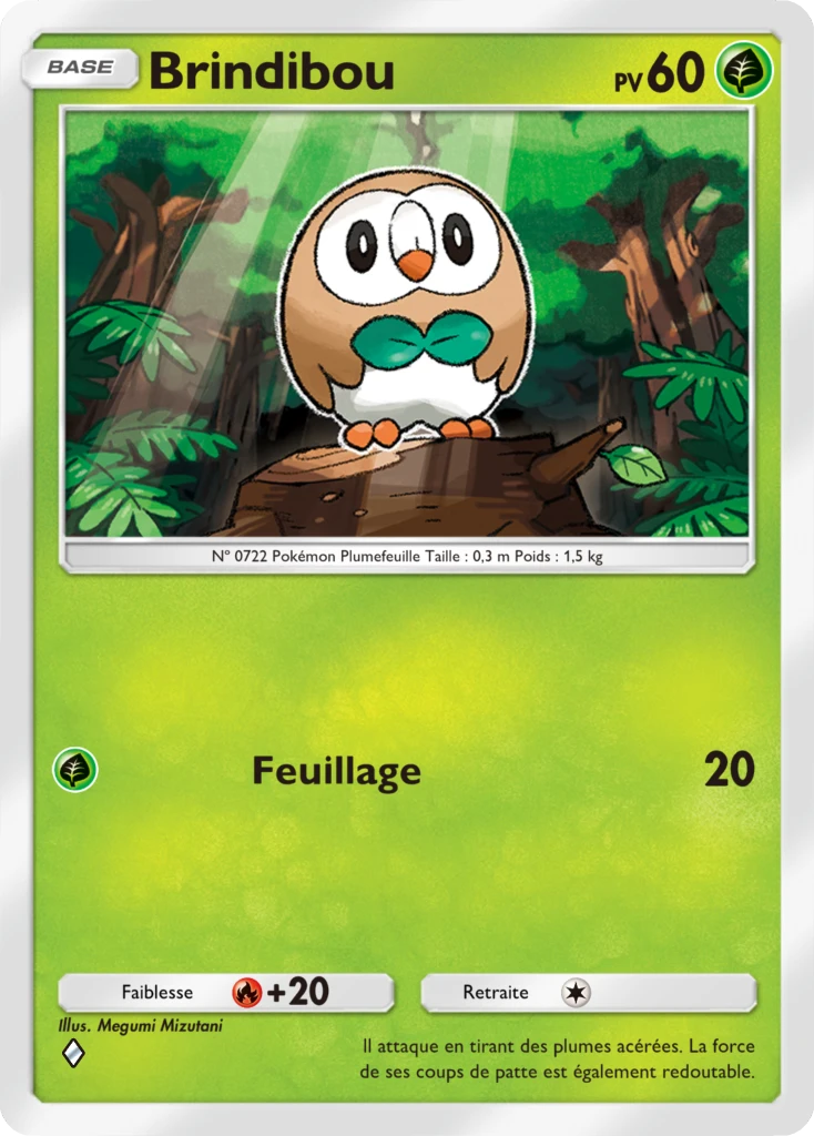 Carte Pokémon Brindibou de l'extension Gardiens Astraux