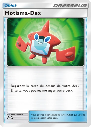 Carte Pokémon Motisma-Dex de l'extension Gardiens Astraux