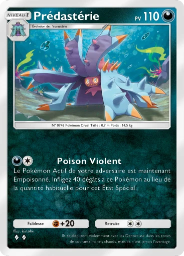 Carte Pokémon Prédastérie de l'extension Jours Heureux