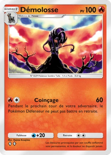 Carte Pokémon Démolosse de l'extension Lumière Triomphale