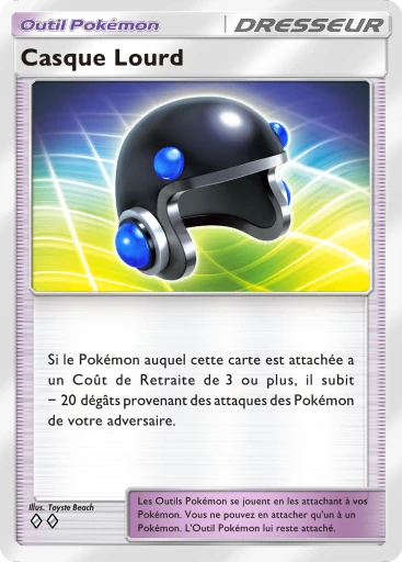 Carte Pokémon Casque Lourd de l'extension Méga-Ascension