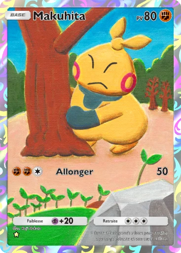 Carte Pokémon Makuhita de l'extension Méga-Ascension