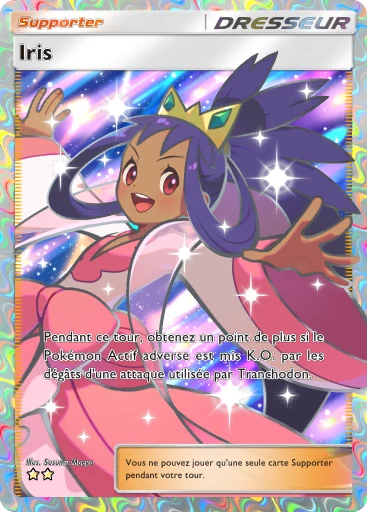 Carte Pokémon Iris de l'extension Méga-Rayonnement