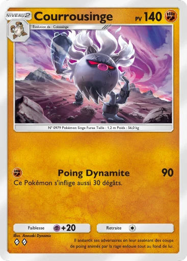 Carte Pokémon Courrousinge de l'extension Merveilles de Paldea