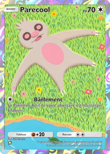 Carte Pokémon Parecool de l'extension Parade Onirique
