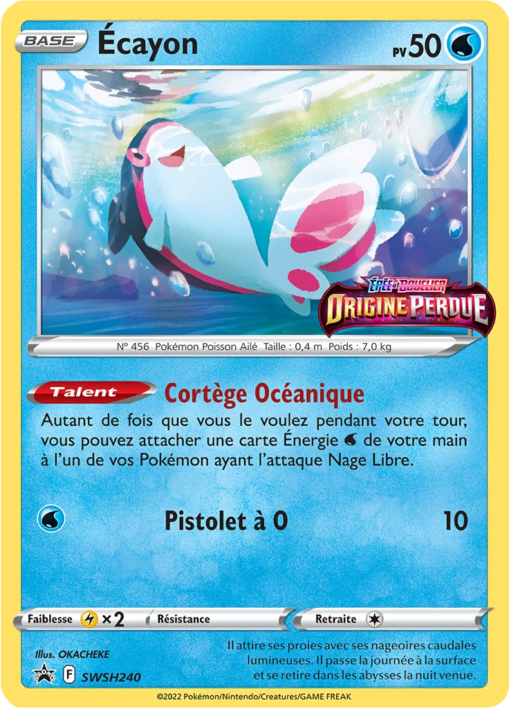 Carte Pokémon Écayon de l'extension Promo SWSH