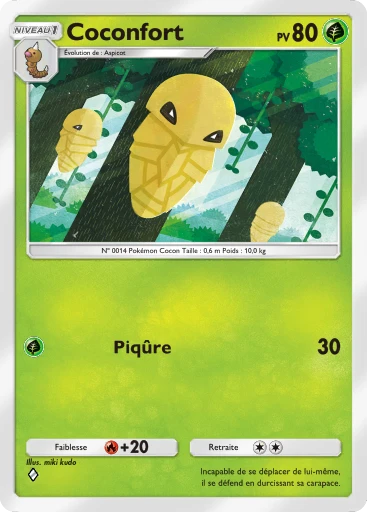 Carte Pokémon Coconfort de l'extension Puissance Génétique