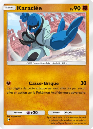Carte Pokémon Karaclée de l'extension Aura Palpitante