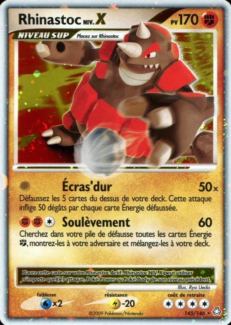 Carte Pokémon Rhinastoc de l'extension Éveil des Légendes